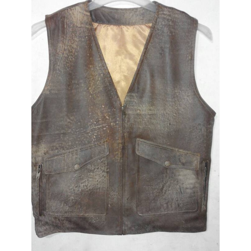 rompi kulit asli  domba / rompi kulit pria