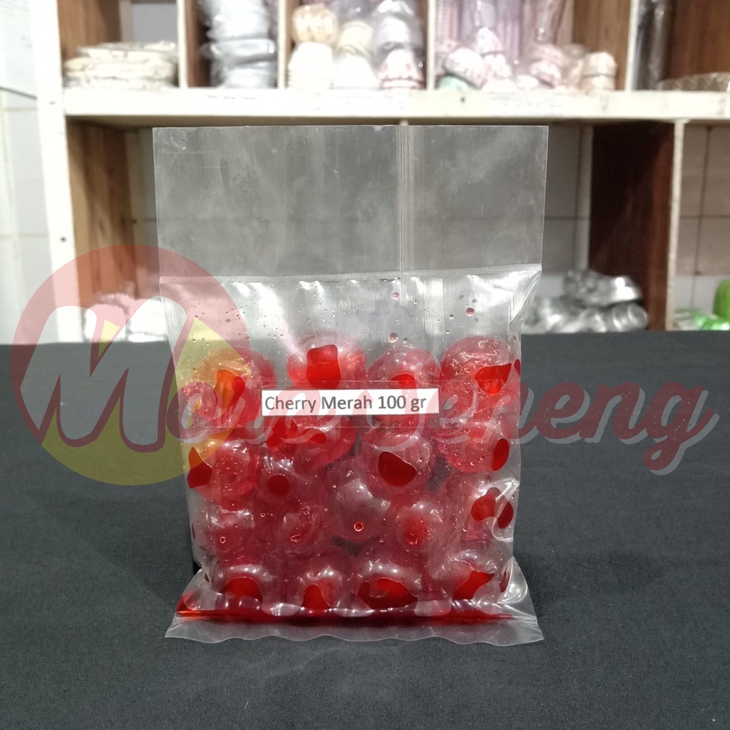 Ceri Merah Red Cherry Tanpa Tangkai