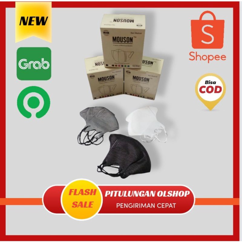 MASKER DUCKBILL MOUSON 50 PCS