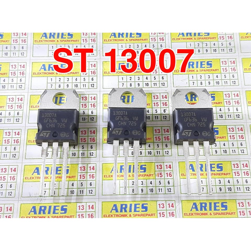 TRANSISTOR ST 13007 Biasa di gunakan di mesin  lampu PLC