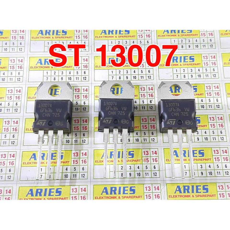 TRANSISTOR ST 13007 Biasa di gunakan di mesin  lampu PLC