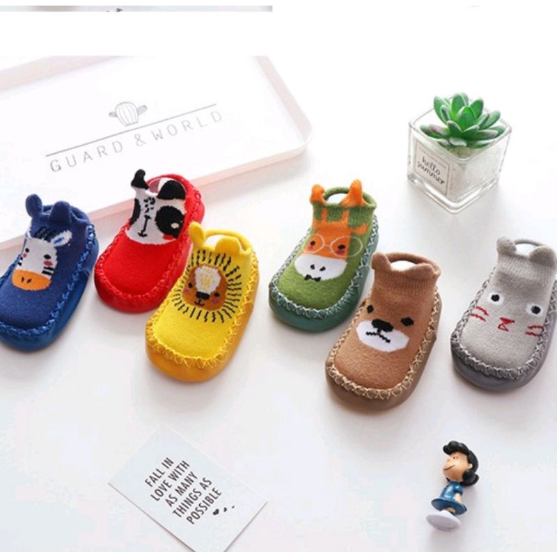 Kaos kaki anak bayi anti slip kaos kaki sepatu bayi baby prewalker