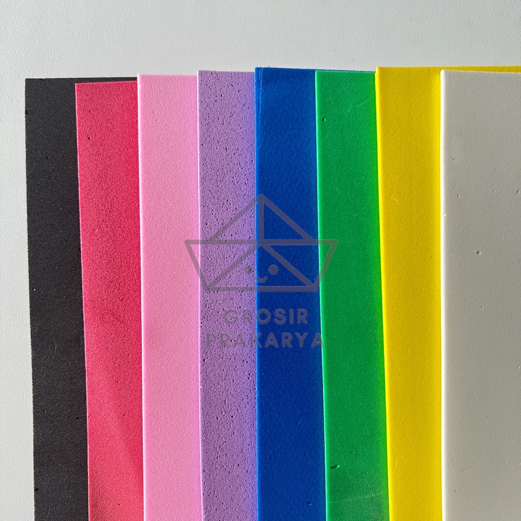 Paper Art Eva Foam A4 Ukuran 210 x 297 mm Lembaran Warna Warni Tebal 2 mm Untuk Hiasan Busa Kostum Cosplay Aksesoris Kualitas Bagus Kerajinan Tangan Murah Craft Crafting Kesenian Art Grosir Prakarya