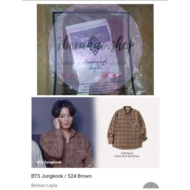 DIAMOND LAYLA SHIRT S24 JUNGKOOK BROWN