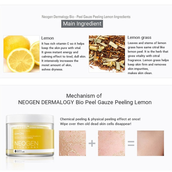 NEOGEN DERMALOGY BIO - PEEL + ADVANCED TREATMENT GAUZE PEELING