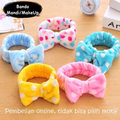 BANDANA MANDI HEADBAND BANDO PITA KUPING