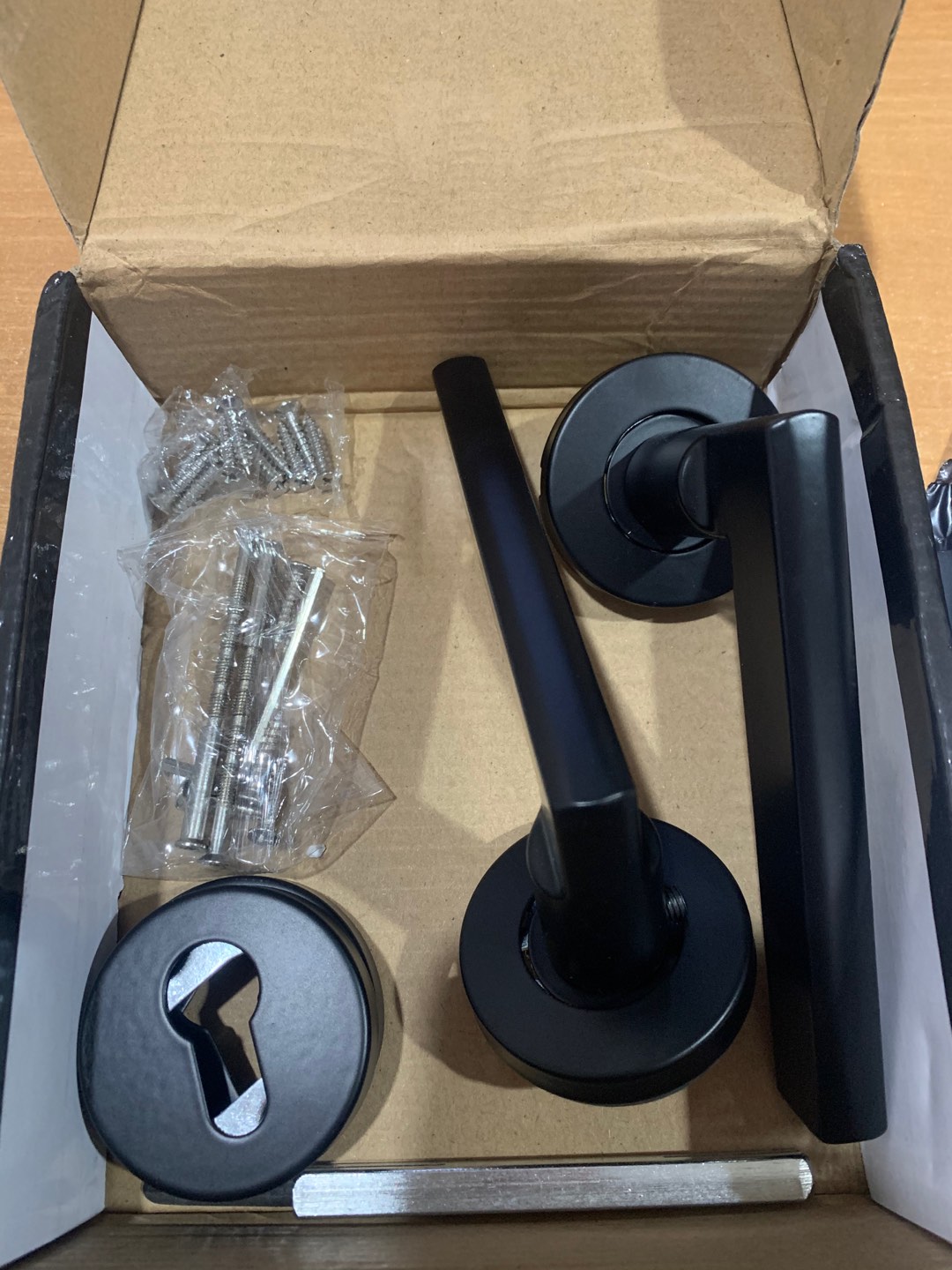 Soligen Kunci Pintu Rumah Slot Kamar Gagang Stainless