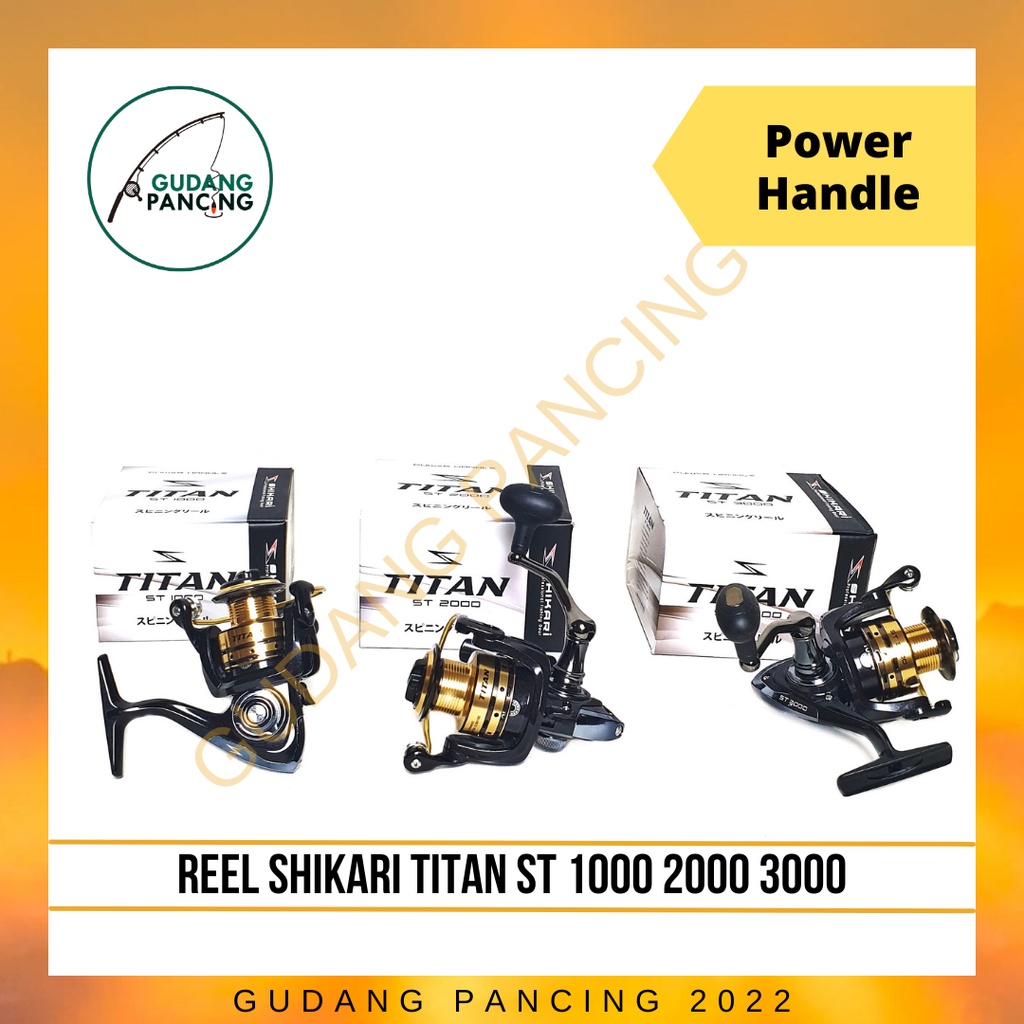 Reel Pancing Shikari Titan ST 1000 2000 3000 - Power handle
