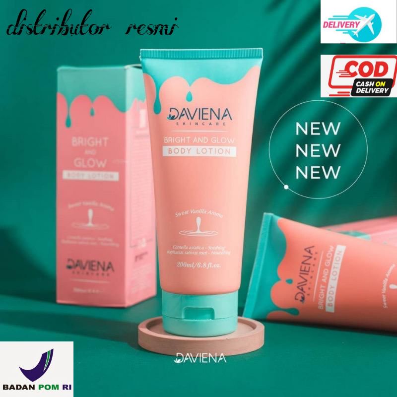 Daviena skincare body lotion|pemutih badan| mencerahkan kulit|daviena|davina