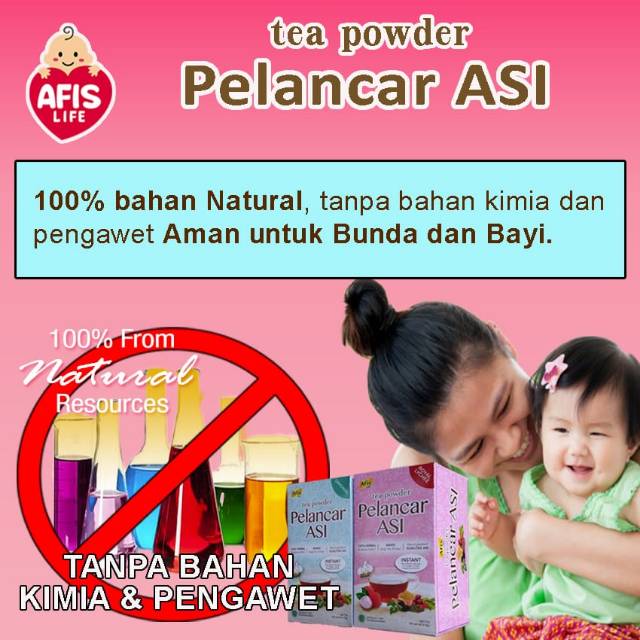 Afis  tea powder pelancar asi