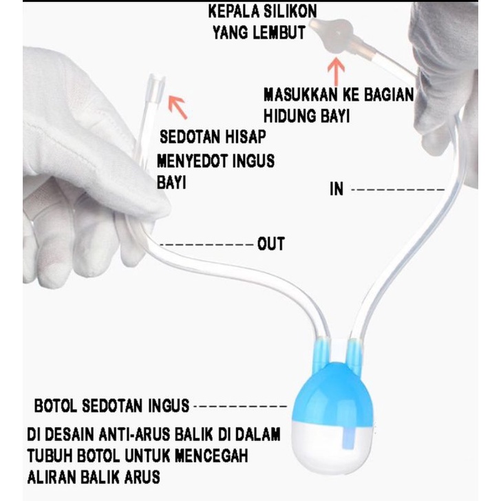 Nasal Aspirator Alat Sedot Hisap Ingus Umbel Bayi Model Selang