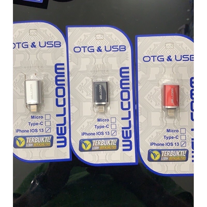 WELLCOMM OTG FOR Ip IOS 13 ON THE GO USB LIGHTNING