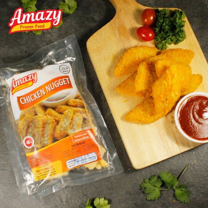 

AMAZY FROZEN FOOD Chicken Nugget Naget Ayam Crispy Premium