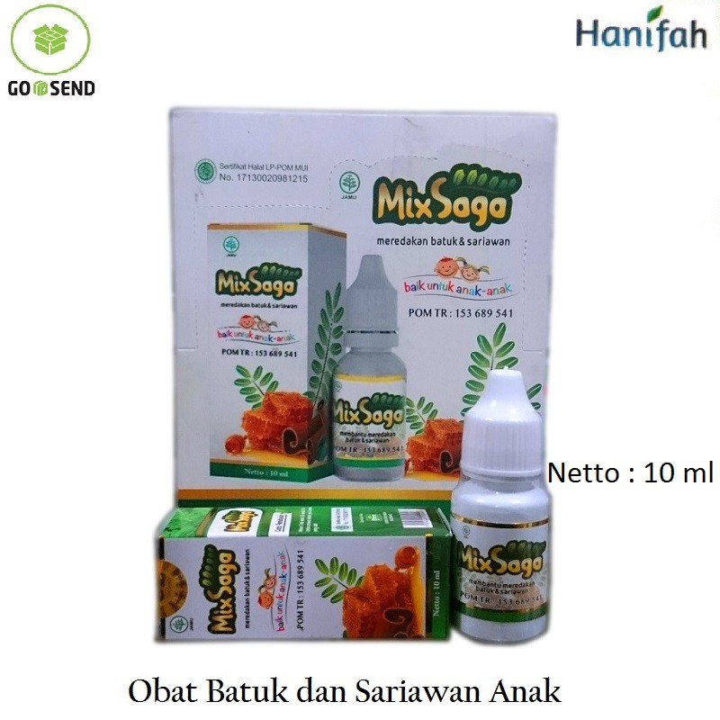 

Mix Saga Obat Sariawan dan Batuk Herbal Baik Untuk Anak