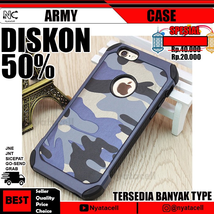 Case Army All Type Hard/Soft/Leather/Kulit/Slim/Spigen/Armor/Grosir dari Aksesoris Hp KU..