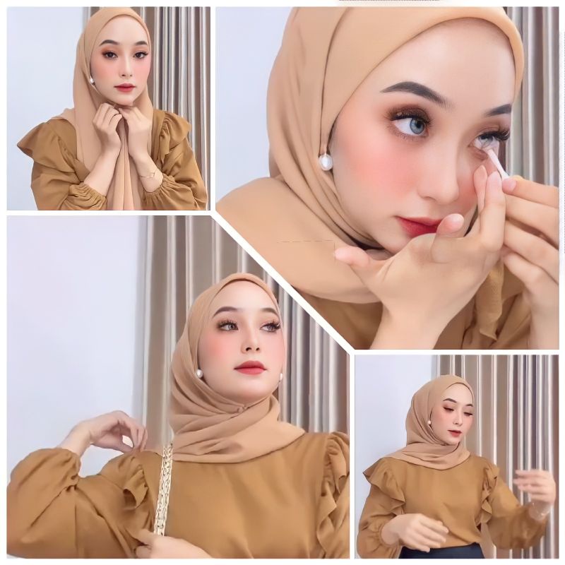 Anting Mutiara Elegan bisa Hijab Non hijab