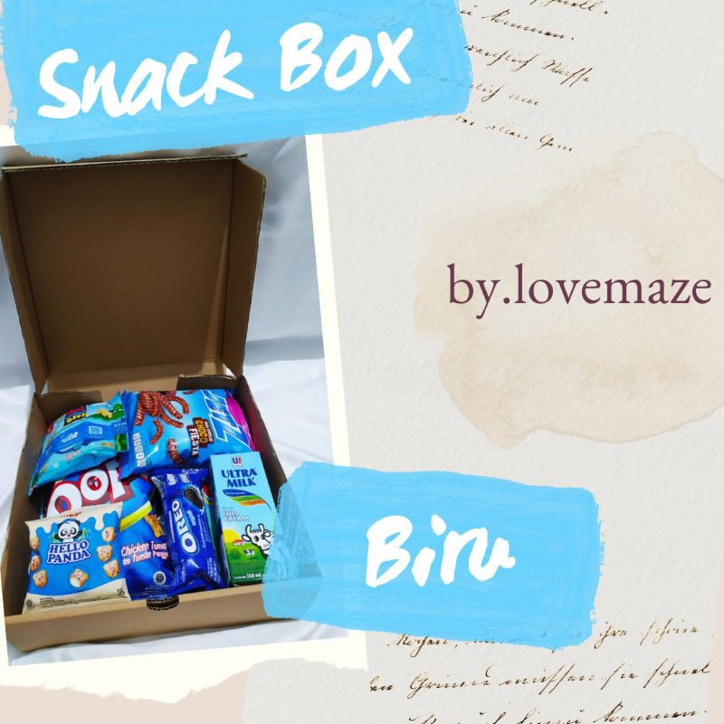 

[PROMO] SNACK BOX/GIFT BOX/KADO