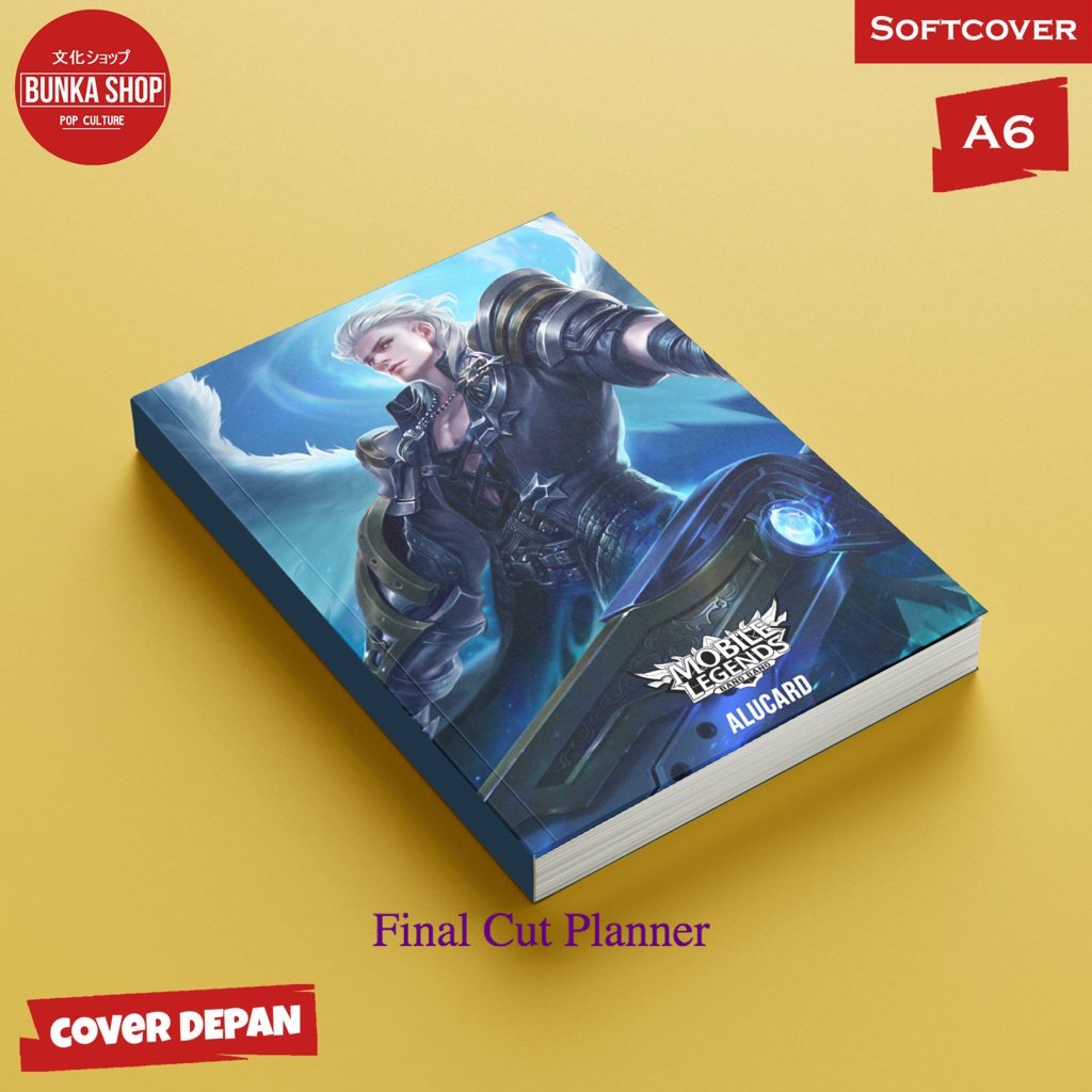 

Pocket Note mobile Legends Alucard Softcover A6 Buku Tulis catatan Notes Agenda Planner jurnal