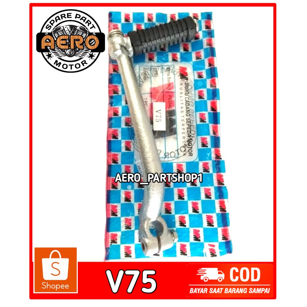 Pedal slah selah stater kick engkol stater YAMAHA V75 merk MPM.