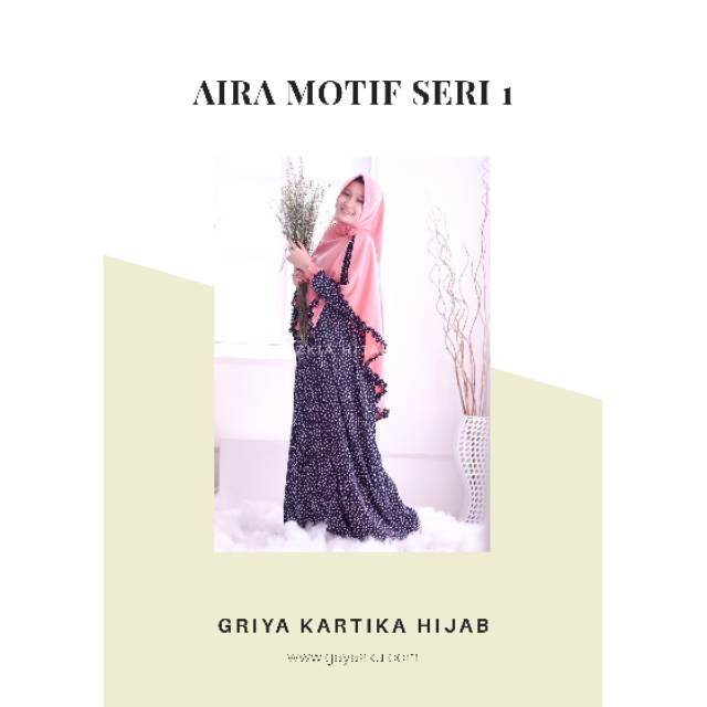 SET GAMIS AIRA MOTIF SERI 1 BY ADZKIA HIJAB SYARI /GAMIS CANTIK//GAMIS ADZKIA/GAMIS ORI