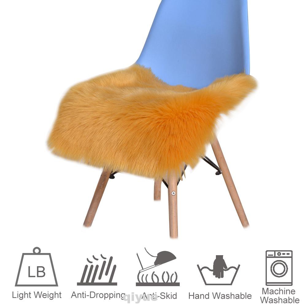 Bedroom Faux Fur Office Super Soft Winter Seat Cushion Shopee