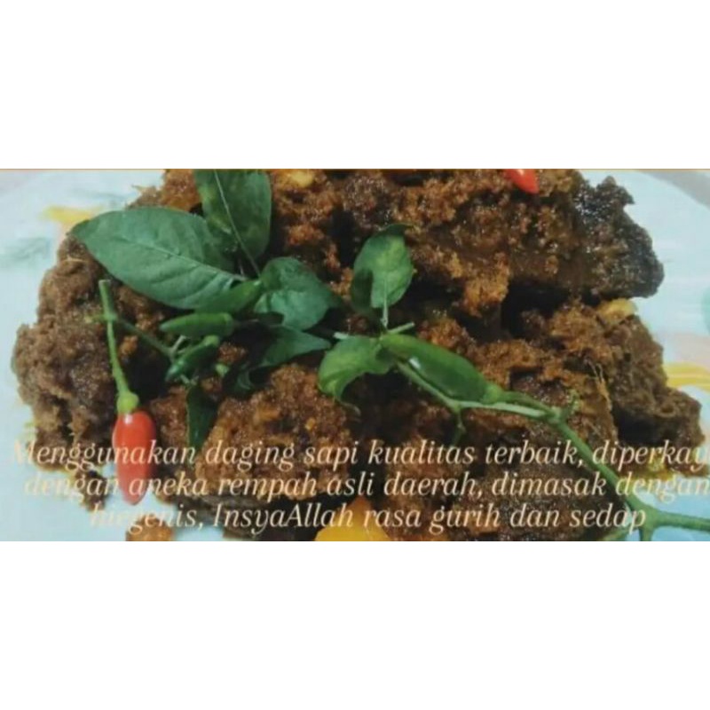 

Makanan Sambal Rendang Asli Ranah Minang/padang Favorit | Randang Padang | Randang Daging