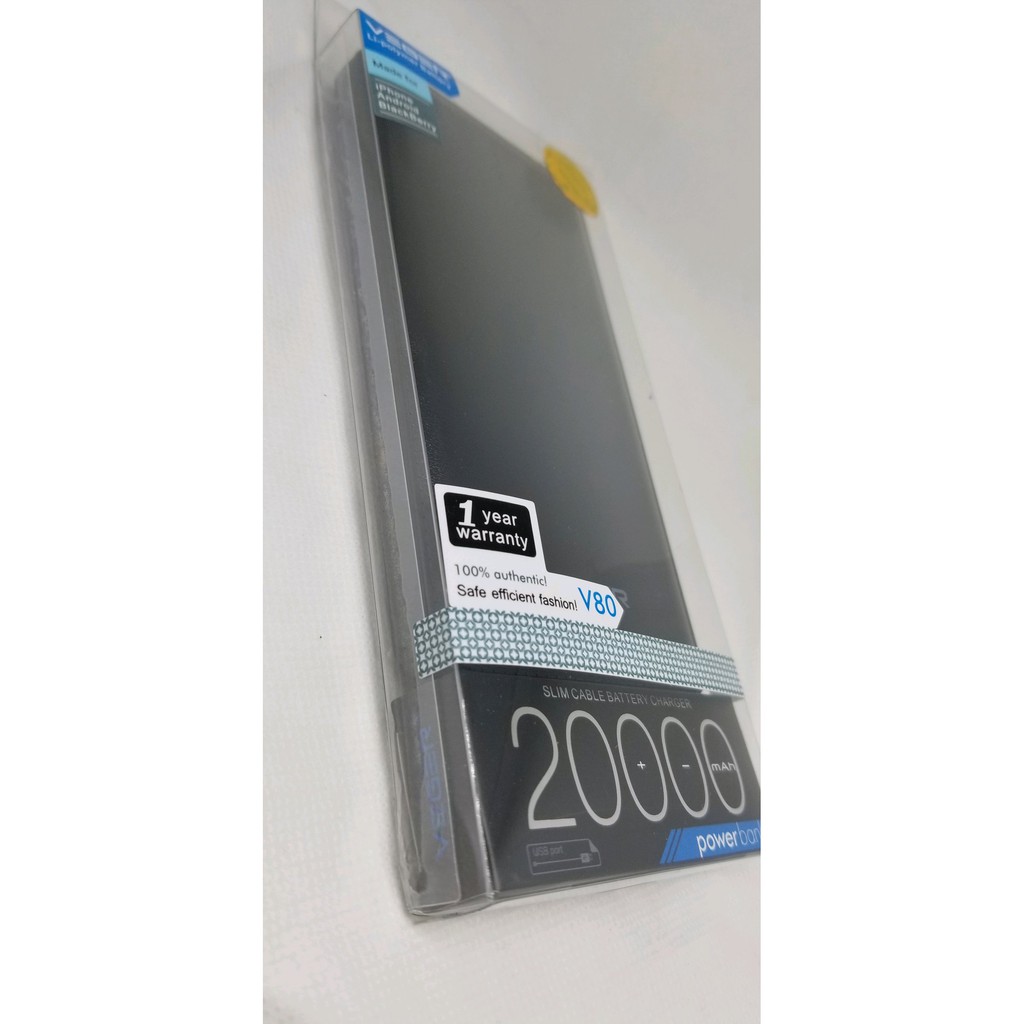 Powerbank VEGER V80 20000MAH - power bank Veger V 80 20000 mah original android iphone