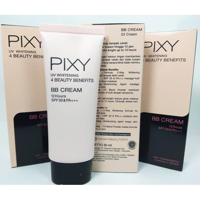 ☘️ CHAROZA ☘️ PIXY BB Cream UV Whitening 4 Beauty Benefits 30 mL