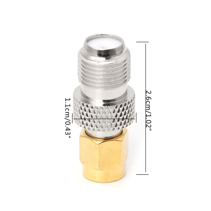 Wu Adapter Jack Female Tipe F Ke Sma Female Lurus Rf Coax