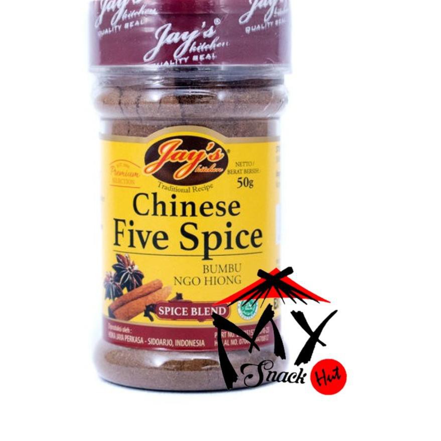 

[Terlaris Today] JAYS CHINESE FIVE SPICE 50GR - BUMBU NGO HIONG - NGOYONG - NGOHYONG - NGOYANG - NGO