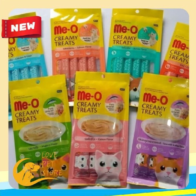 PROMO SNACK KUCING MEO CREAMY MEO TREATS ALL VARIAN