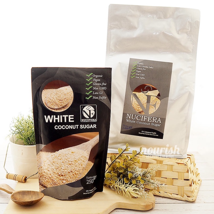 Nucifera, Organic White Coconut Sugar 1kg