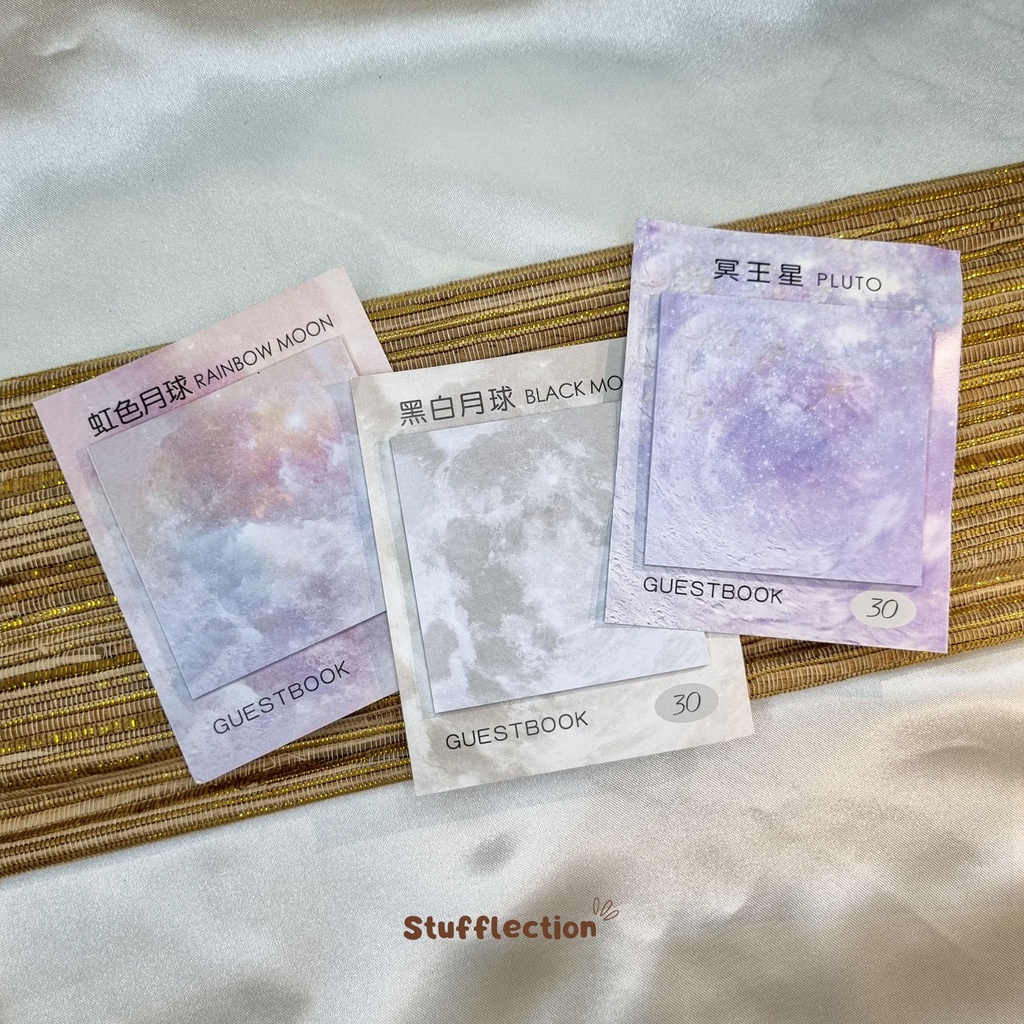 

Sticky Notes Memo Galaxy / Universe / Planet (Persegi Kotak)