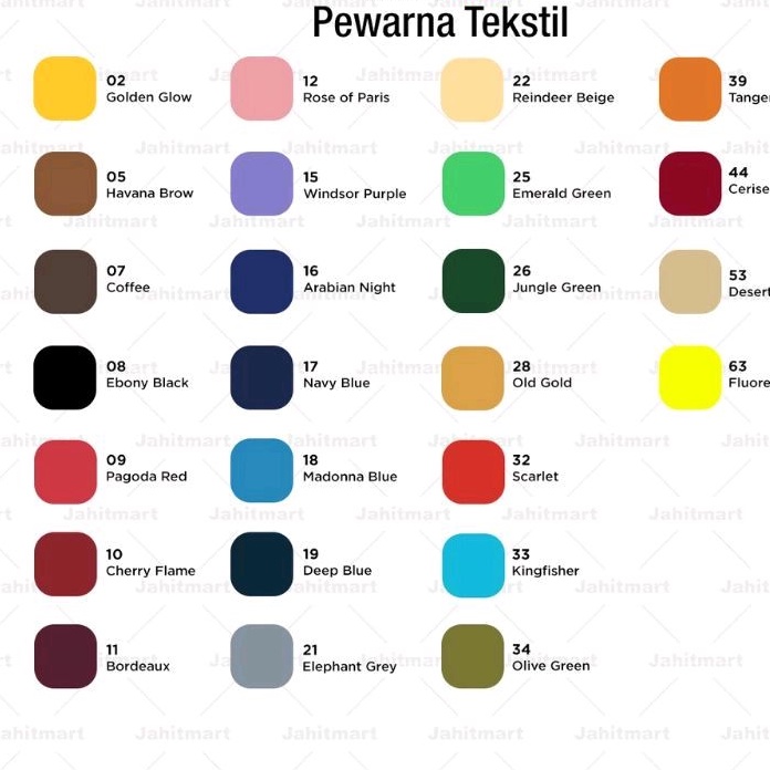 Dylon Pewarna Tekstil  / Pewarna Pakaian &quot;