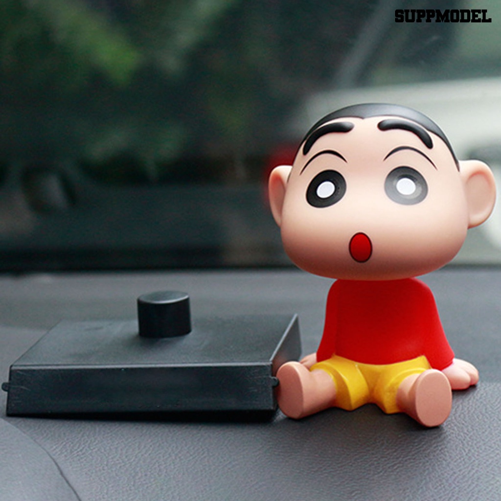 Mainan Boneka Crayon Shin-chan Kepala Goyang Untuk Dekorasi Interior Mobil