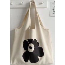 NEW Totebag Vintage Populer Tas Tote BIG-Flower Black