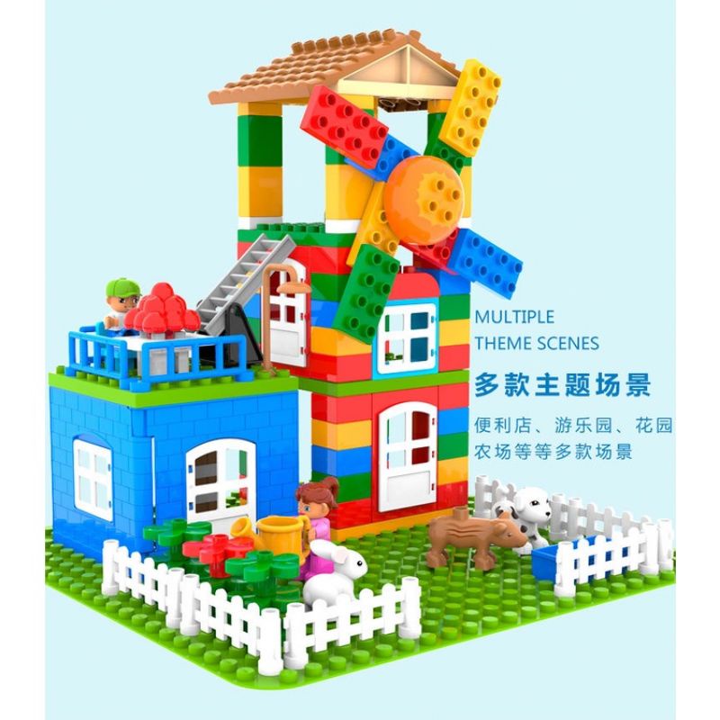 Lego Duplo Alike 1062 Home Multiple Theme Scene Paradise 535pcs