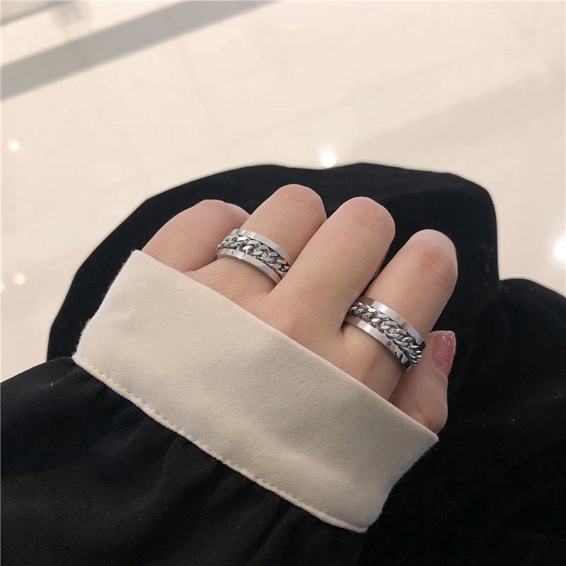 Cincin Rantai Rotasi Gaya Korea