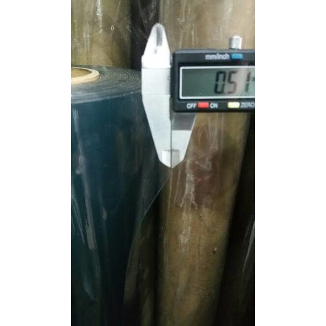 

PLASTIK MIKA BENING METERAN 0,5 mm (wrapping, pembungkus, kado, elektronik)