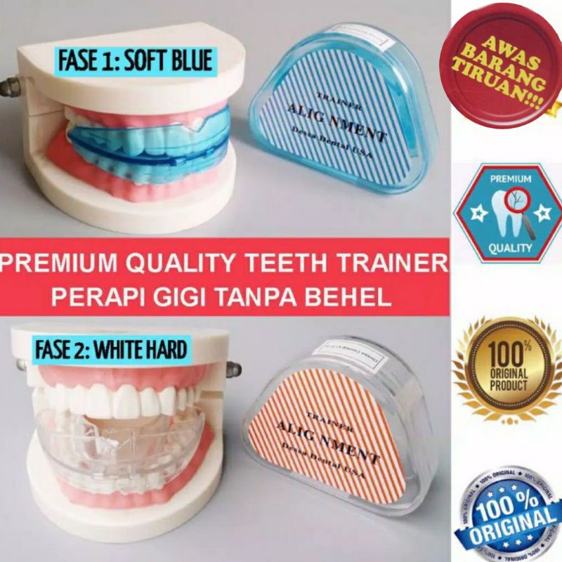 Karet Perapih Gigi Behel Teeth Trainer Alignment perapat Gigi Tonggos Gingsul safe guard 2022