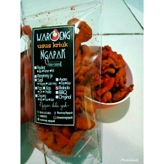 

Usus kriuk 100gr