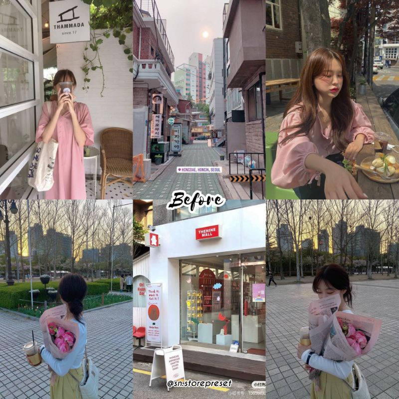 PRESET LIGHTROOM PREMIUM KOREAN PINKISH 3 (IOS dan Android)