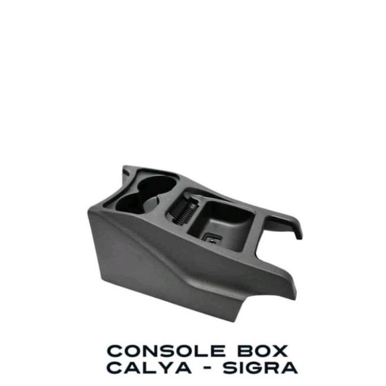 CONSOLE BOX CALYA SIGRA HITAM TENGAH MOBIL