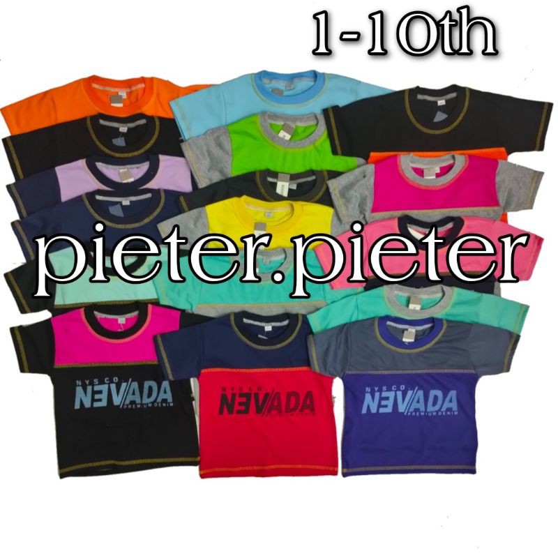 Ecer Kaos anak Sopal trendy usia 1-10tahun