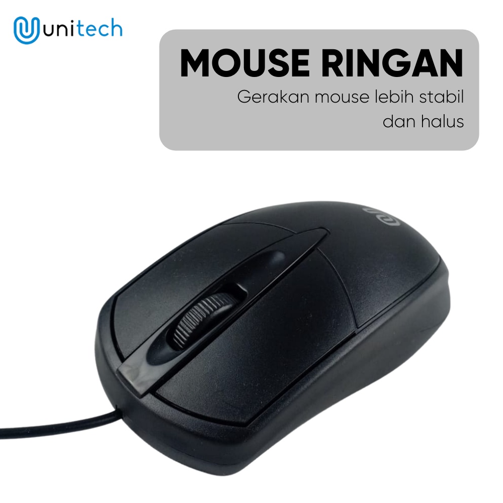 Mouse Kabel M30 Unitech 1000DPI - Black