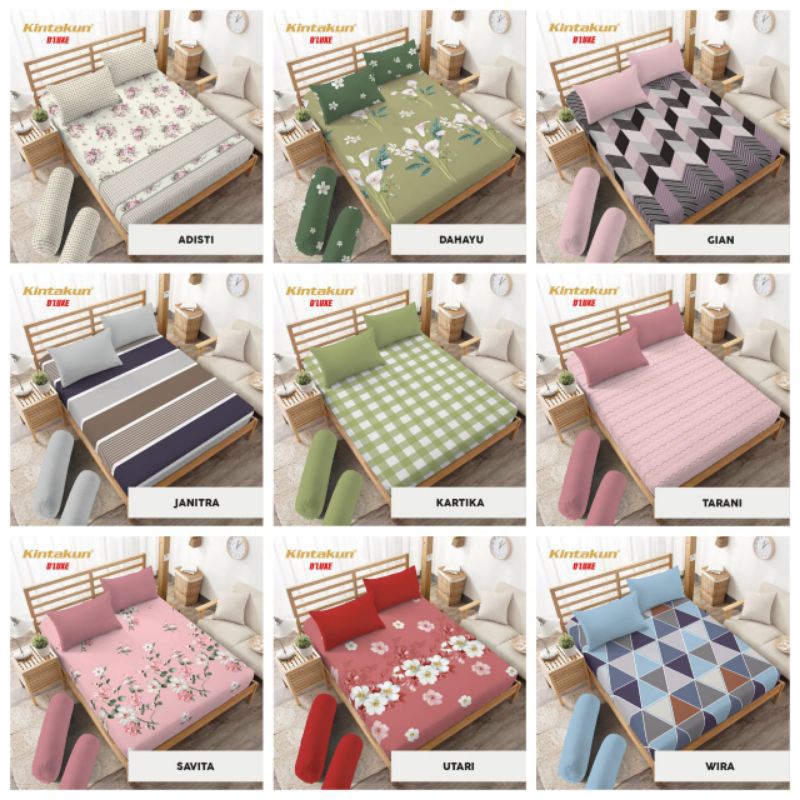 SPREI KINTAKUN DLUXE UKURAN 120X200-200X200