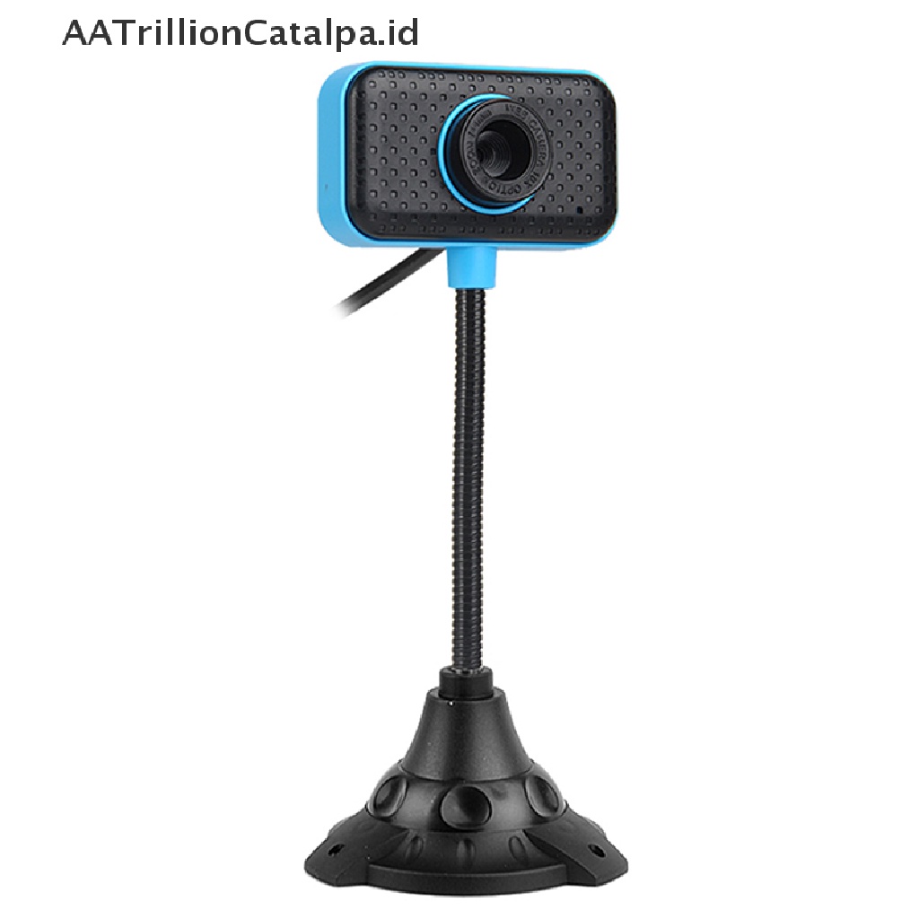 (AATrillionCatalpa) Kamera Webcam HD USB 2.0 Dengan Klip On Adjustable Untuk Komputer PC / Laptop