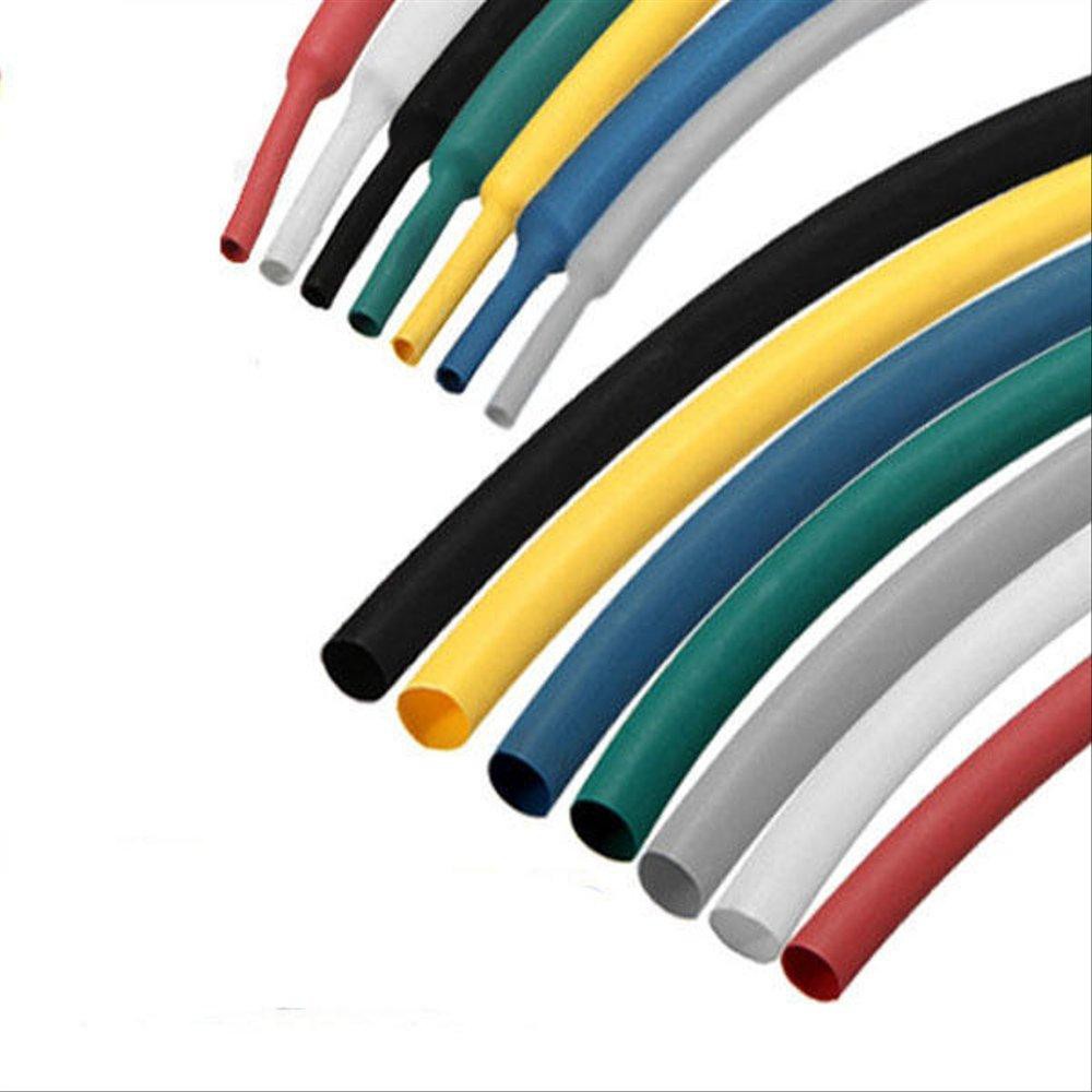 ISOLASI BAKAR PERMETER SELONGSONG KABEL 4mm HEAT SHRINK SELANG BAKAR ISOLASI SELONGSONG 4  MM