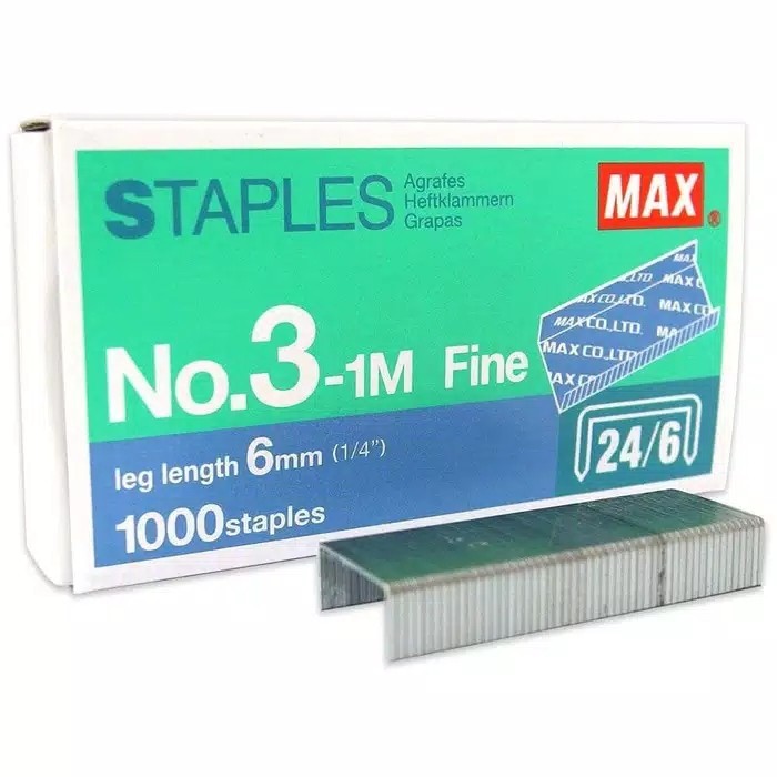 

ISI STRAPLER MAX NO 3 PROMO MENARIK HARGA MURAH