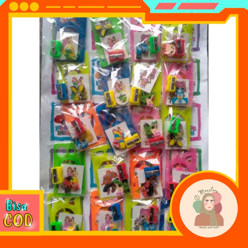 

Penggaris Rautan Penghapus Set || 1 Set alat Sekolah || Penggaris Set
